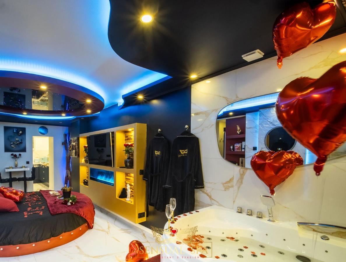 Sensual Spa- Love Room Jacuzzi Hammam Terrasse Nancy Eksteriør billede